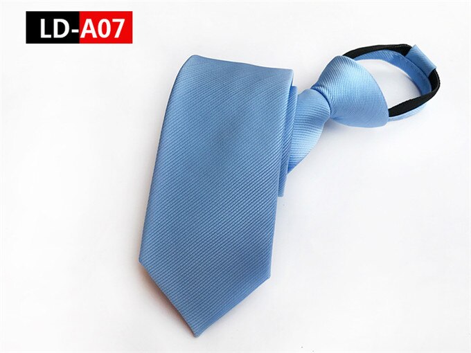 Scst merk rits stropdassen voor heren stropdas klassieke gestreepte print heren stropdas blauwe zakelijke feest stropdas gravate  a108: A07