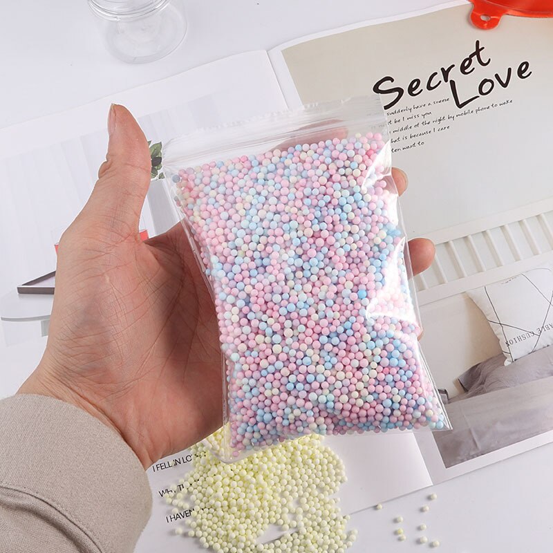 2-3.5Cm 1Pack Sneeuw Slijm Ballen Accessoires Schuim Additieven Slimes Kralen Alle Voor Slime Foam Filler Charms klei Diy Craft Leveranties