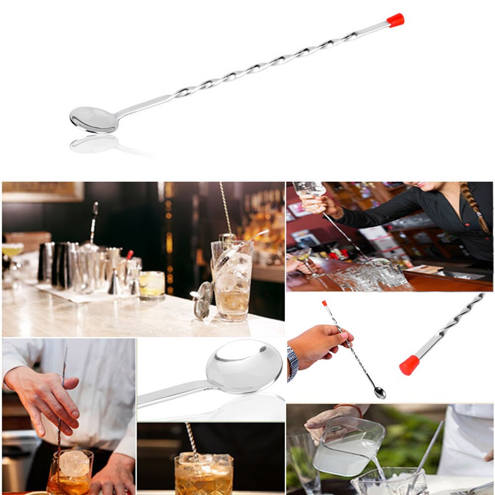 BWK Stevige Placemat - Tropische Cocktail Op Het Strand - Set Van 8 Placemats 40x30 Cm 1 Mm Dik Polystyreen Afneembaar