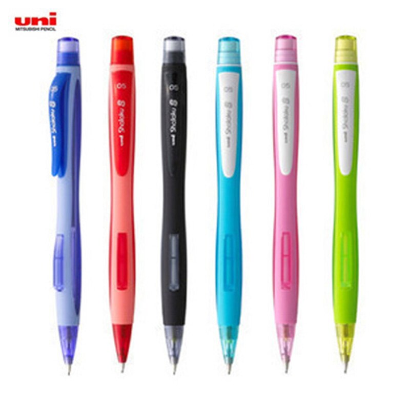 Uni 6 Pieces/Lot Mechanical Pencils Made in Japan UNI Mitsubishi SHALAKU S 0.5MM M5-228 Drawing Special