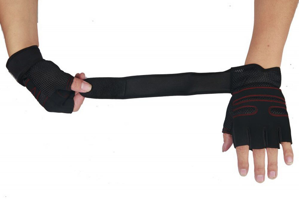 25 # Gewichtheffen Gym Handschoenen Training Fitness Wrist Wrap Workout Oefening Sport Glovesm1 Paar Magnetische Therapie
