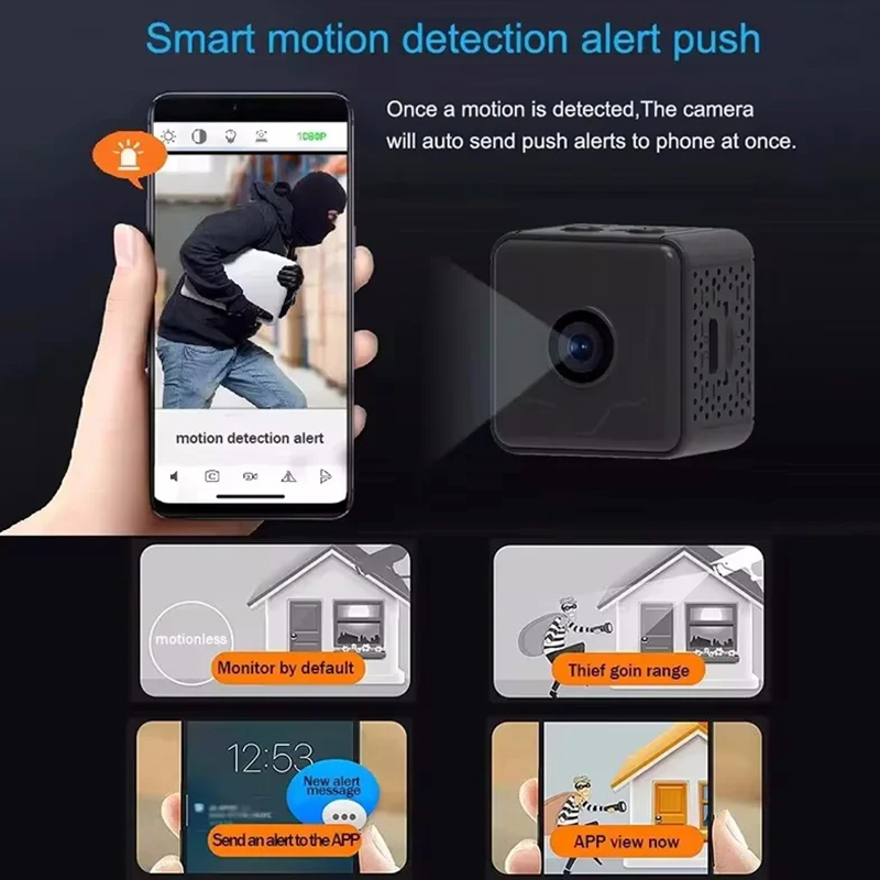 Mini Kamera 1080p Drahtlose Wifi Fernbedienung Monitor Kamera Hause Ip Kamera Bewegungserkennung Recorder Super-lange Batterie Lebensdauer