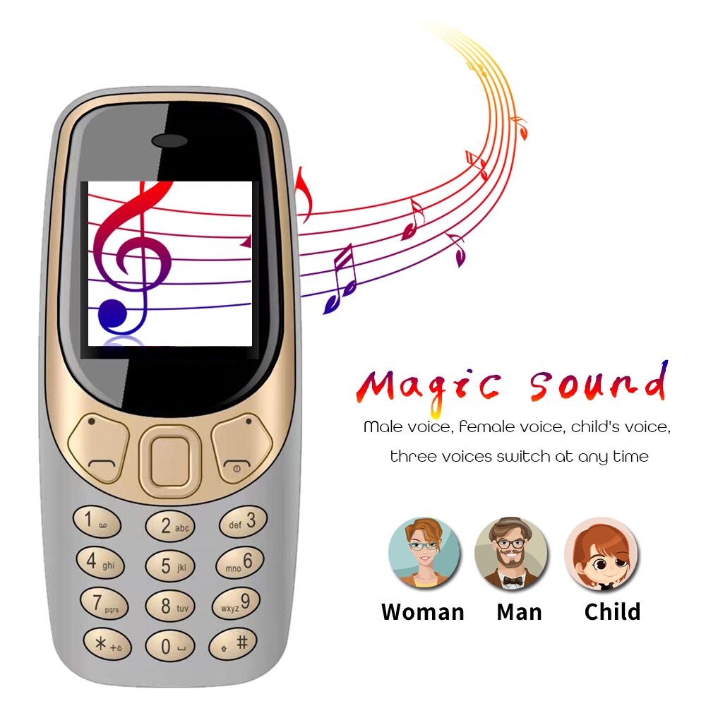 SERVO Mobile Phone 3 SIM Card 3 Standby Auto call recorder Bluetooth dial Speed dial Magic voice Flashlight FM Radio Telephone