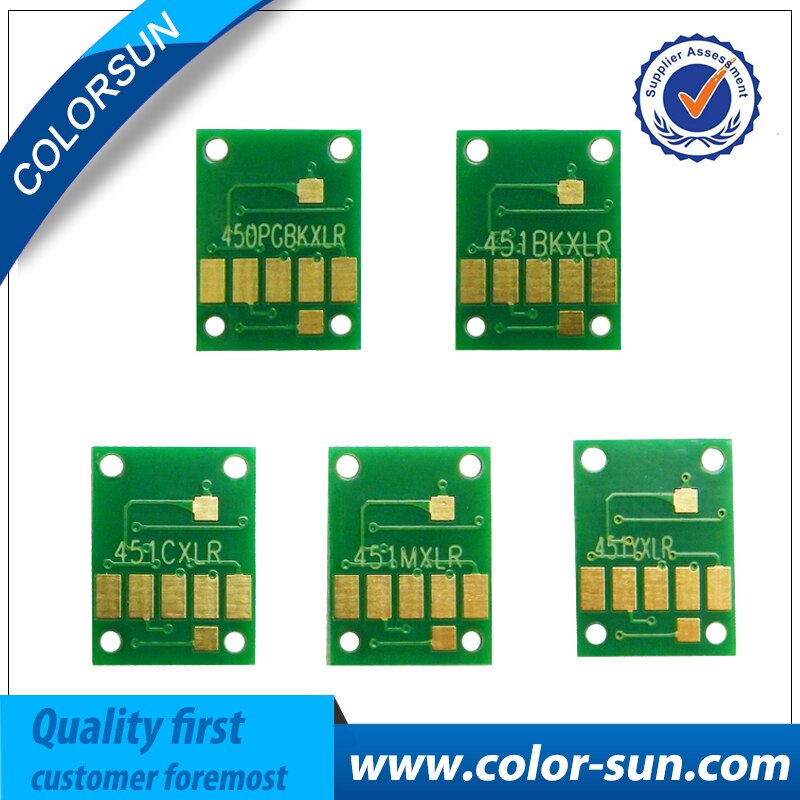 5 x Stck BCI-350XL BCI-351XL Chips für Kanon MG5530 MG5630 MG6530 MG6730 MG6330