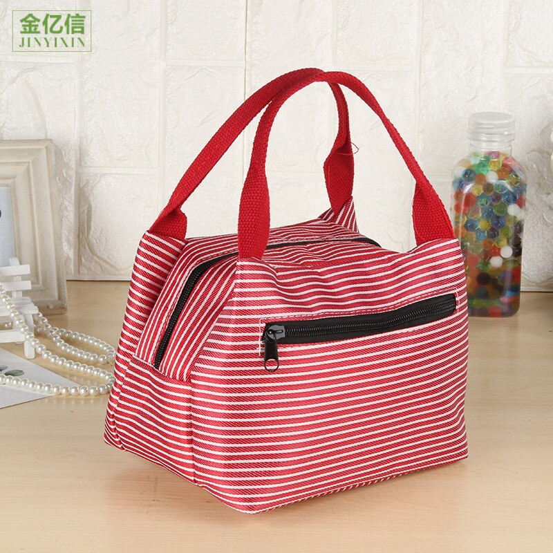 Neue Stil Lunch Box Tasche Frauen der Durchführung Bento Box Tasche Windel Tasche Multi -- Floral Oxford Tuch Isolierung Tasche