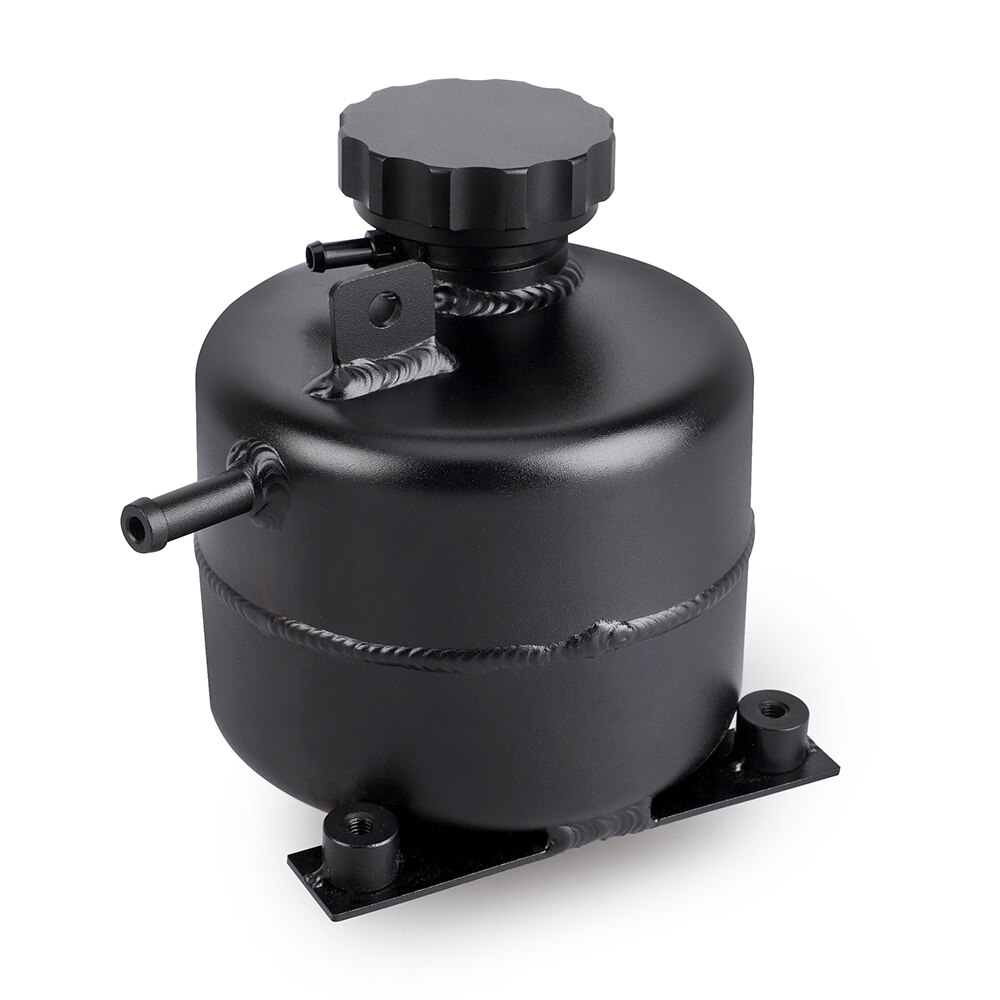 Voor MINI Cooper S R52 R53 Auto Accessoires Koelvloeistof Header Expansie Overloop Water Tank &amp; Cap Reservoir Aluminium Kan YC101471: Black