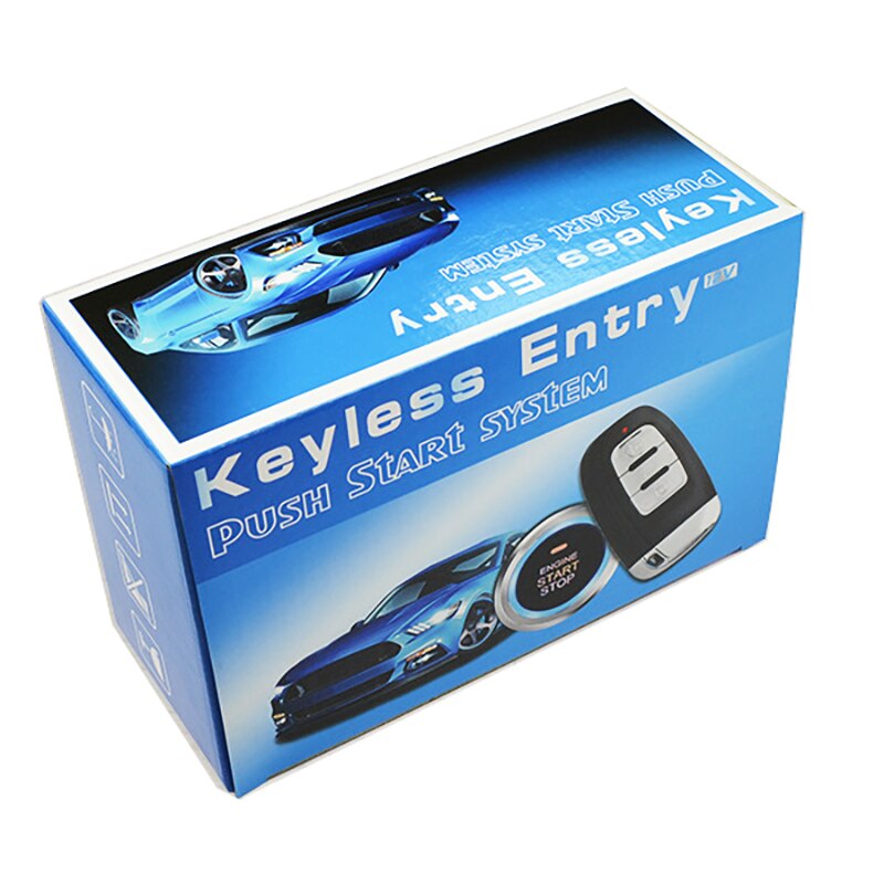 Remote Engine Start Stop Central Locking Push Button Starting Device Car Alarm With Autostart Ignition System Keyless Start Cars