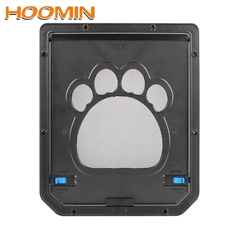 Hoomin Venster Gate Huis Outdoor Honden Katten Voer Vrij Mooie Tuin Afsluitbare Magnetische Scherm Installeren Veilig Huisdier Deur