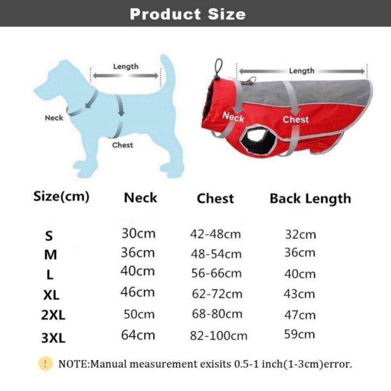 Reflective Waterproof Dog Clothes Dog Winter Coat Pet Jacket Puppy Clothing For Small Medium Large Dogs Pitbull French Bulldog
