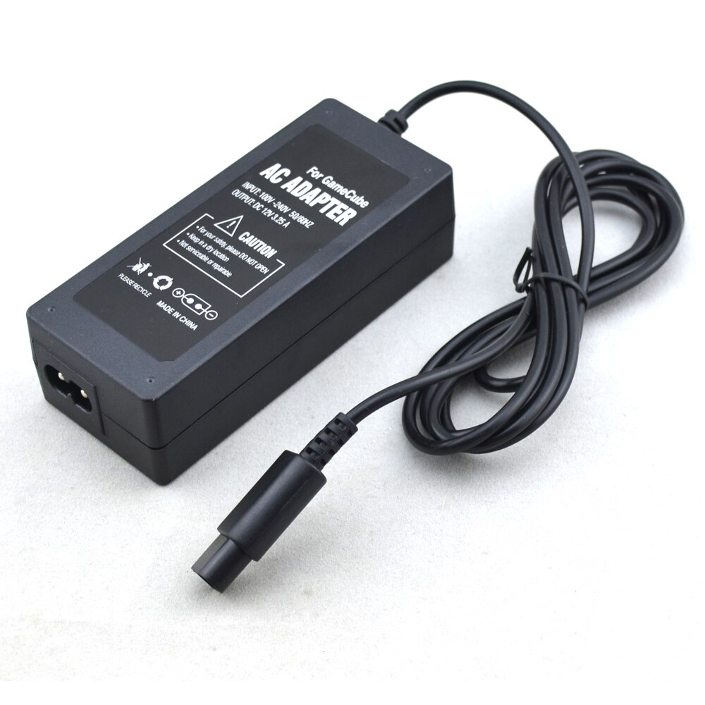 EU Plug AC adapter 100-240 power supply Adapter for Gamecube/N-G-C console with power cable/cord