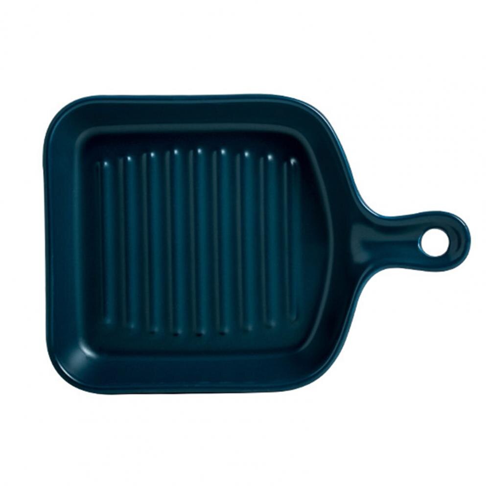Voedsel Plaat Non-stick Warmte-Geïsoleerde Keramische Keuken Koken Plaat Voor Thuis: Blauw