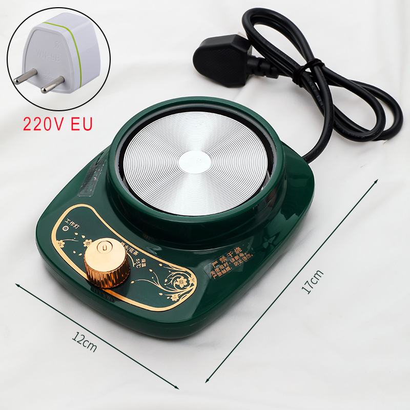 Duży piec elektryczny do pieczętowania, podgrzewacz do garnków, podgrzewacz elektryczny, kulki woskowe, topienie wosku, łyżka do pieczętowania lakiem: Biały