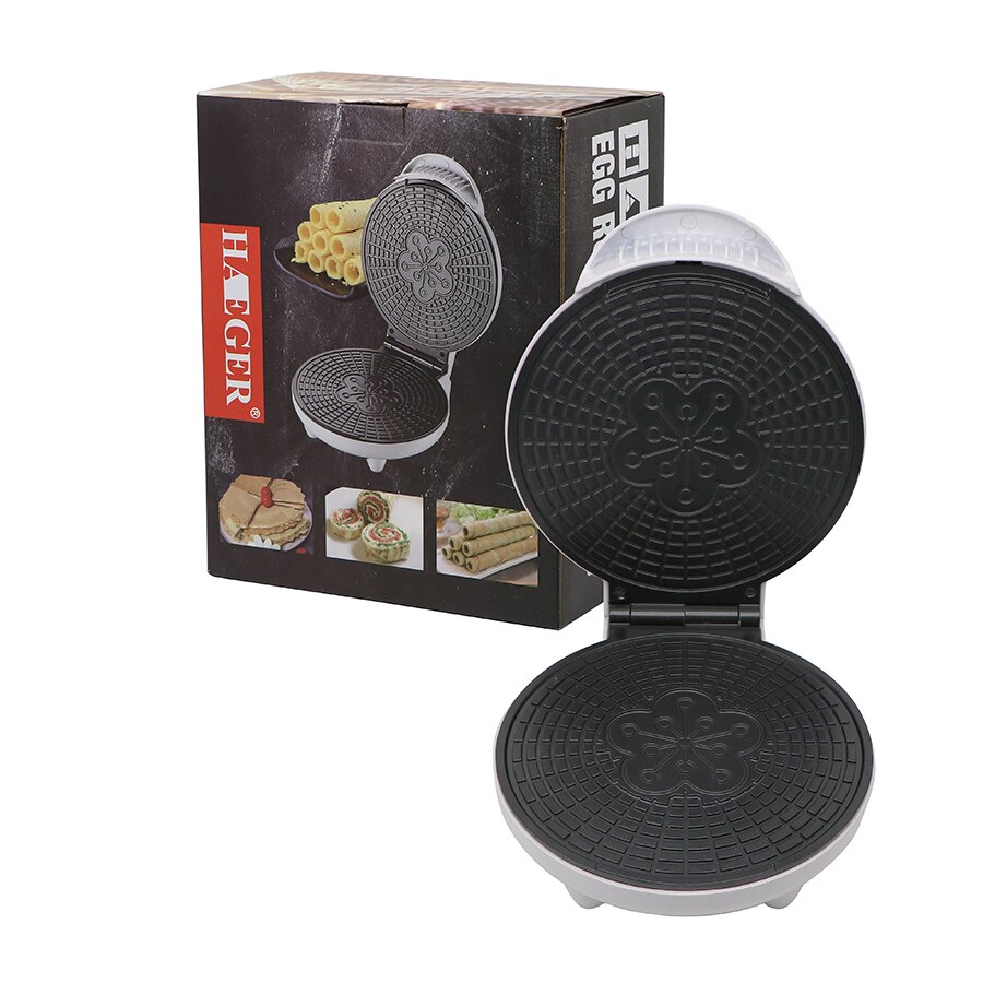 Electric Crispy Egg Roll Maker Omelet Sandwich Iron Crepe Baking Pan Waffle Pancake Oven DIY Ice Cream Cone Machine EU Plug