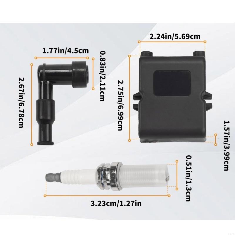 U13C Exhaust Flame Set Double Flamethrower for Car Truck Flame Thrower BFTKAFK-Dual Suit for Motorcycle