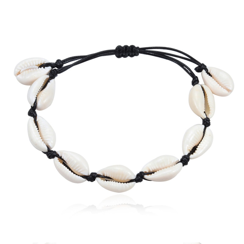 1pc Natuurlijke Schelpen Armband Vrouwen Sieraden Verstelbare Bohemian Stijl Vriendschap Strand Seashell Armbanden Voor Vriendin