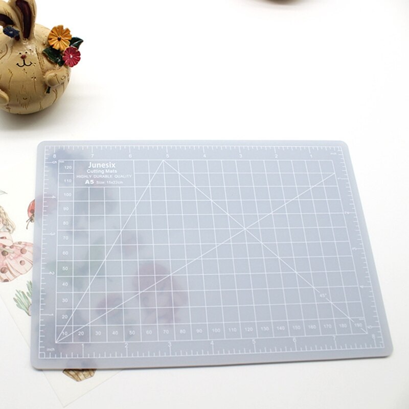 Translucent PVC Cutting Mat Rubber Stamp Carving Patchwork Pad Artist Manual Tool Double-Sided Self-Healing Sculpture Board