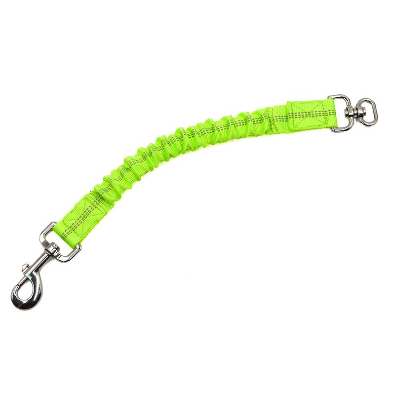 Adjustable Pet Dog Extended Leash Reflective Traction Elastic Rope Extension cable 37-45cm*2.5cm: Green
