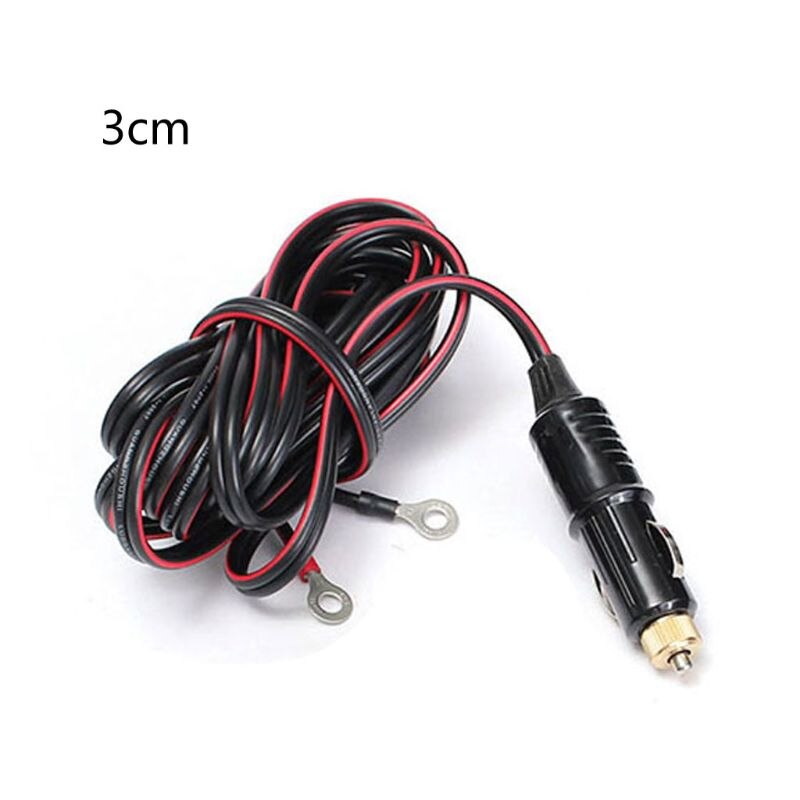Car Male Plug Cigarette Lighter Socket Plug Connector Adapter Power Supply Cord XXFF