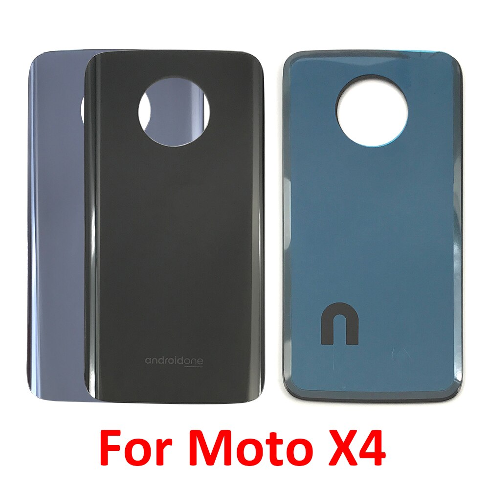 Battery Back Cover Rear Battery Housing with Glue For Motorola Moto G5 G6 E6 Play E7 Plus G8 Power Lite One Vision X4