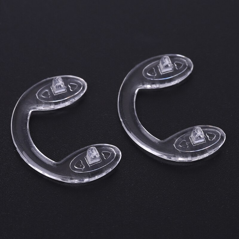 2 Pcs/Lot U Style Silicone Conjoined Eyeglass Soft Nose Pads For Kids Children Boys Girls