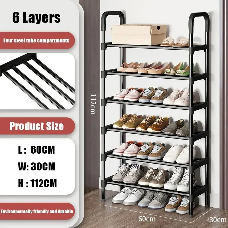 Shoe Rack Elevated Simple Shoe Rack Elevated Living Room Shelf Multil... – Grandado