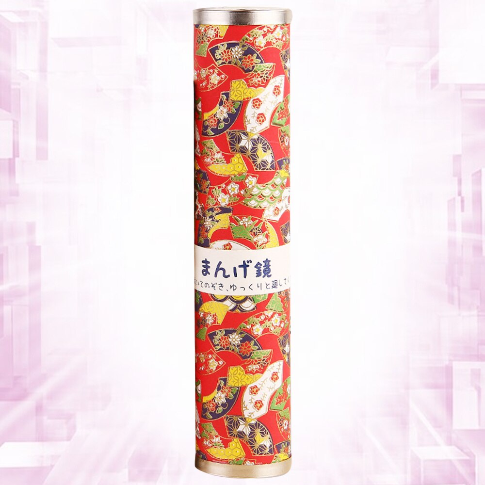 1Pc Japanese Style Kaleidoscope With Metal Cover Special Paper (Random Color): Default Title