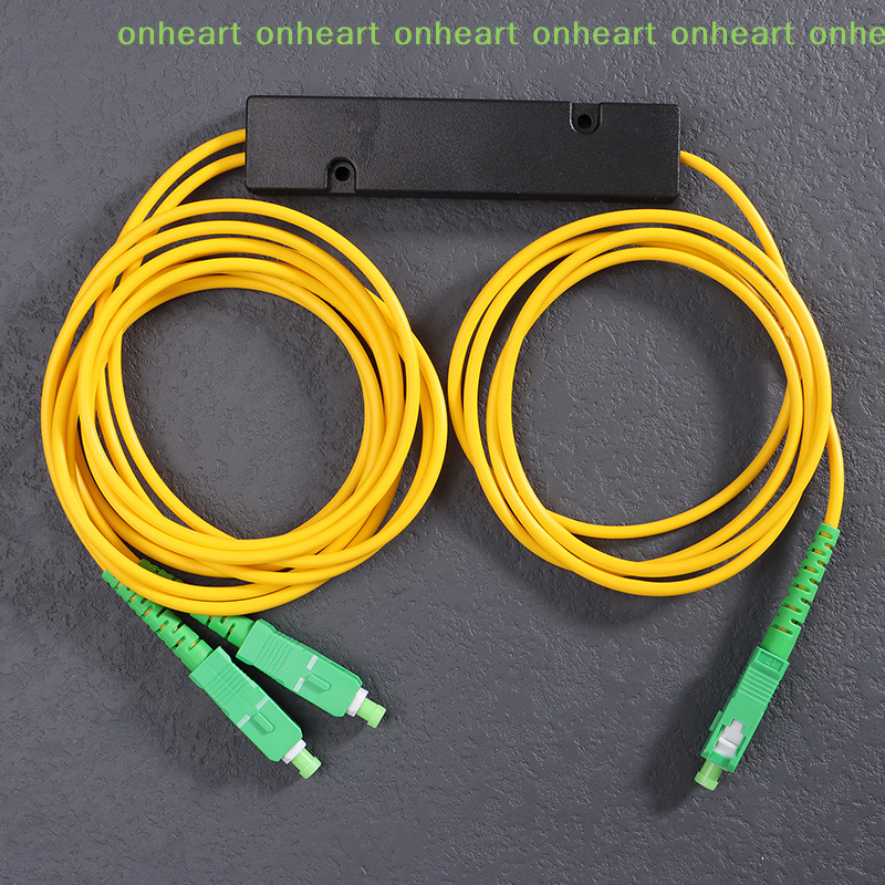 Konischer 1-zu-2 Splitter-Box / APC Computerzubehör 1 Stk. 1x2 FTTH Glasfaser-Splitter 1-zu-2 Glasfaser-Splitter-Box