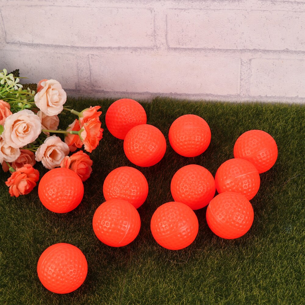 12pcs Useful PU Foam Golf Balls Exercise Field Balls Indoor Practice Training Aids for Training Practical: Default Title