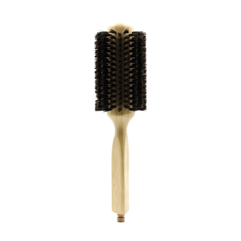 Pure Bristle Brush Removable Detachable Hairdressing Salon Round Brush Hair Brushes Hair Styling: NO.22