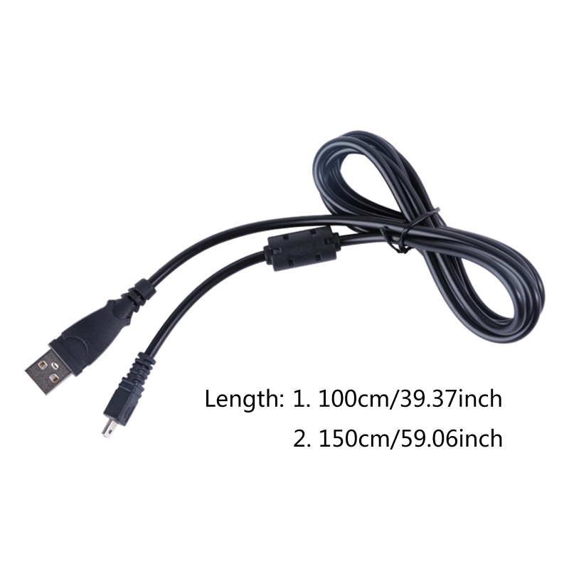 Digtal Camera USB Data Sync Cable 8Pin Charger Cord 1/1.5M Length Charging Cable Pictures Sync Transfer Cord