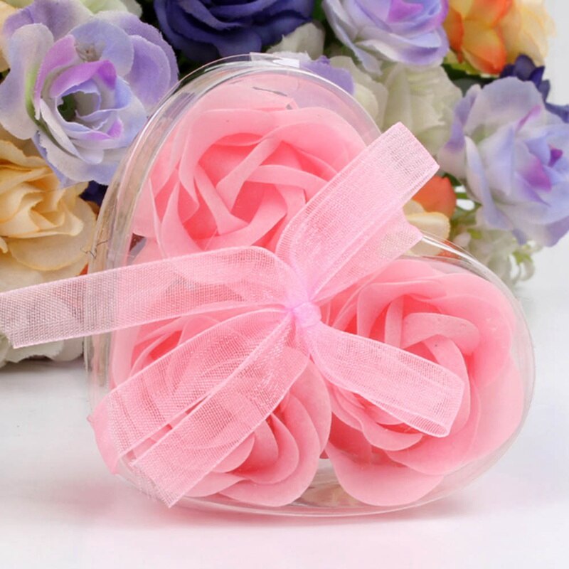 Rose Flower Petal Bath Body Zeep Valentijnsdag Teacher 'S Day Wedding Party Box Voor Uw Goede Vriend