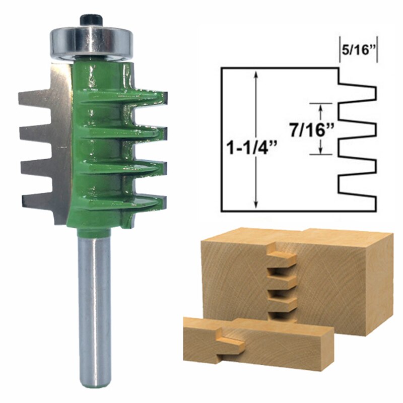8Mm Shank Frezen Vinger Gezamenlijke Lijm Frees Voor Hout Tenon Houtwerk Kegel Tenon Frezen Pennenbanken Machine Tools