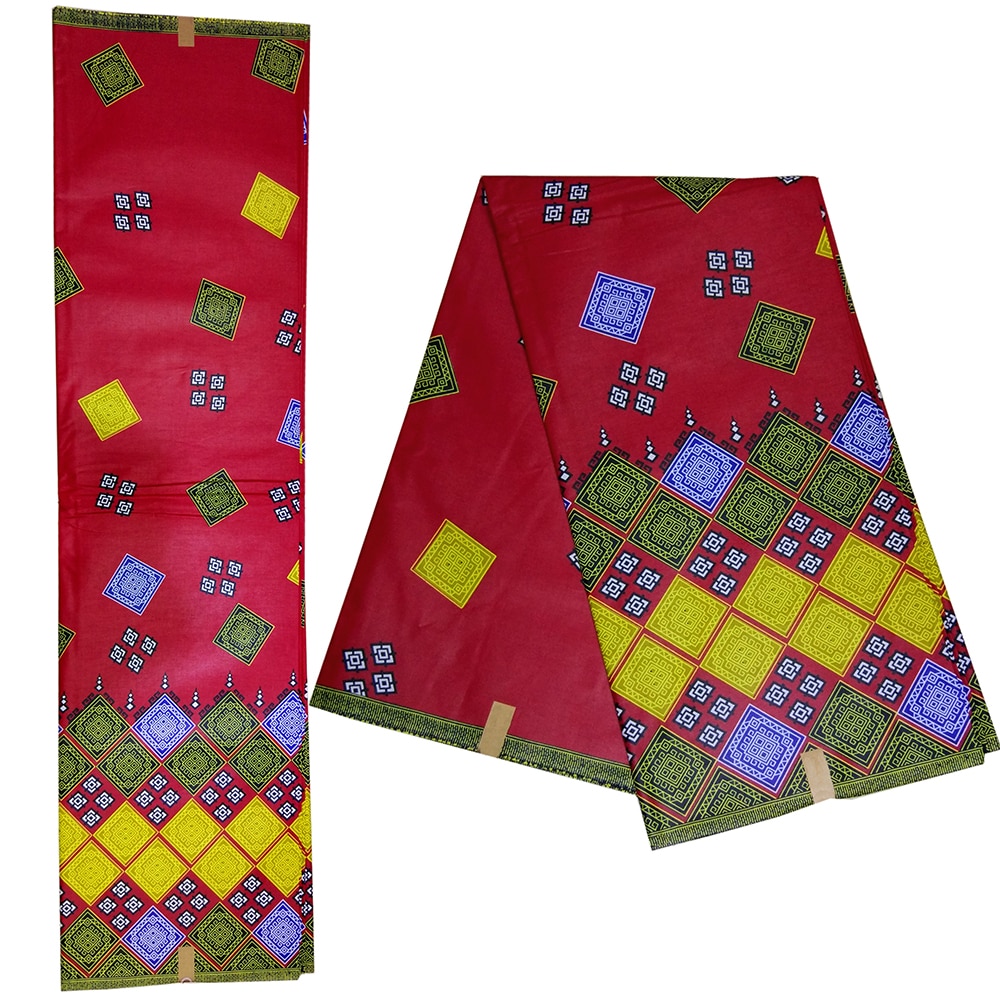 African Wax Print Fabric 100% Cotton Nigerian Ankara kwanzaa Wax