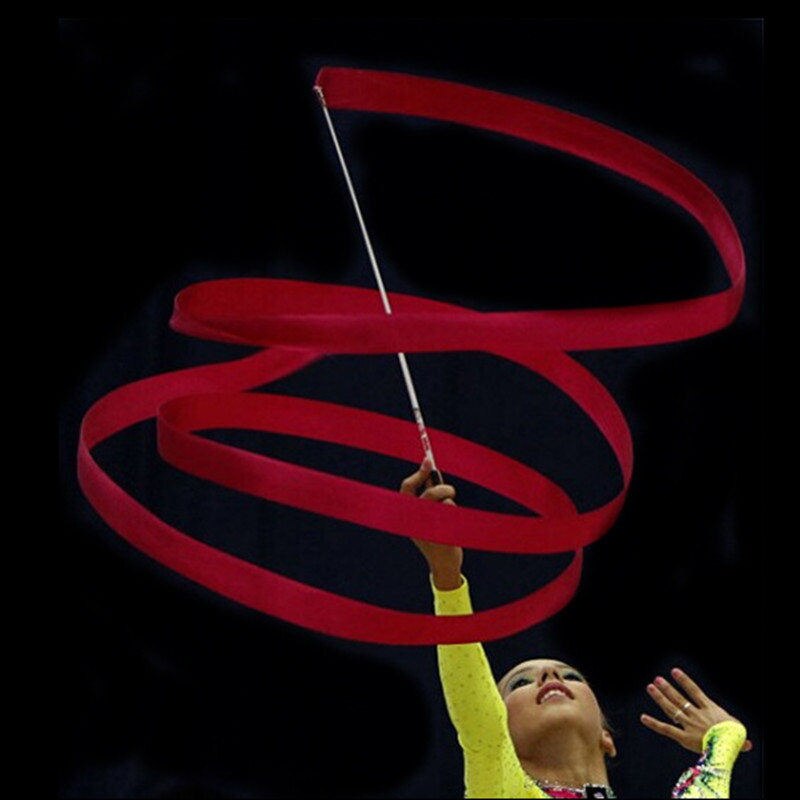 Gymnastics Dance Ribbon - 2M/4M Length - 5cm Width - Rhythmic Art Gymnastics Ballet Streamer