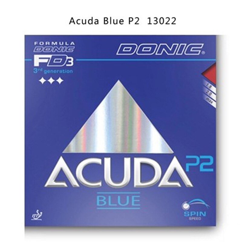 original Donic Table Tennis Rubbers Donic Acuda Blue P1 P2 P3 Pimples In BLUE SPONGE rubbers MAX