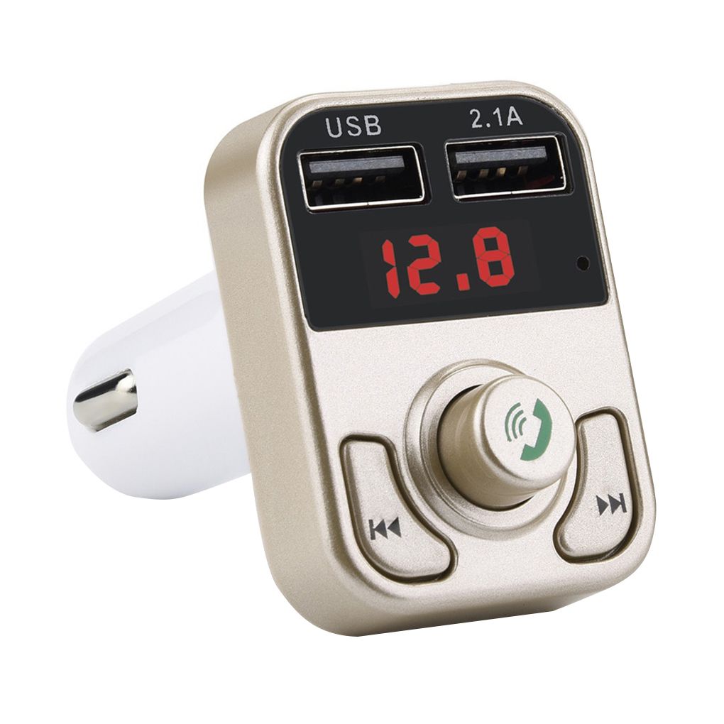 Universal B3 Wireless FM Transmitter Support TF Card Handsfree Call Bluetooth Car MP3 Player Dual USB Cell Phone Auto Charger: NO.1