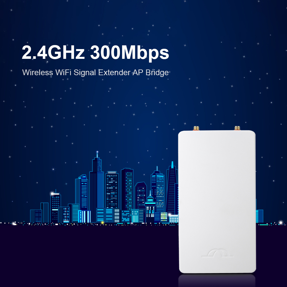 2.4 ghz 300 mbps trådløs wifi signalforlenger tilgangspunkt nettverksantenne signalforsterker 802.11n/ b/g signalforsterker høy effekt