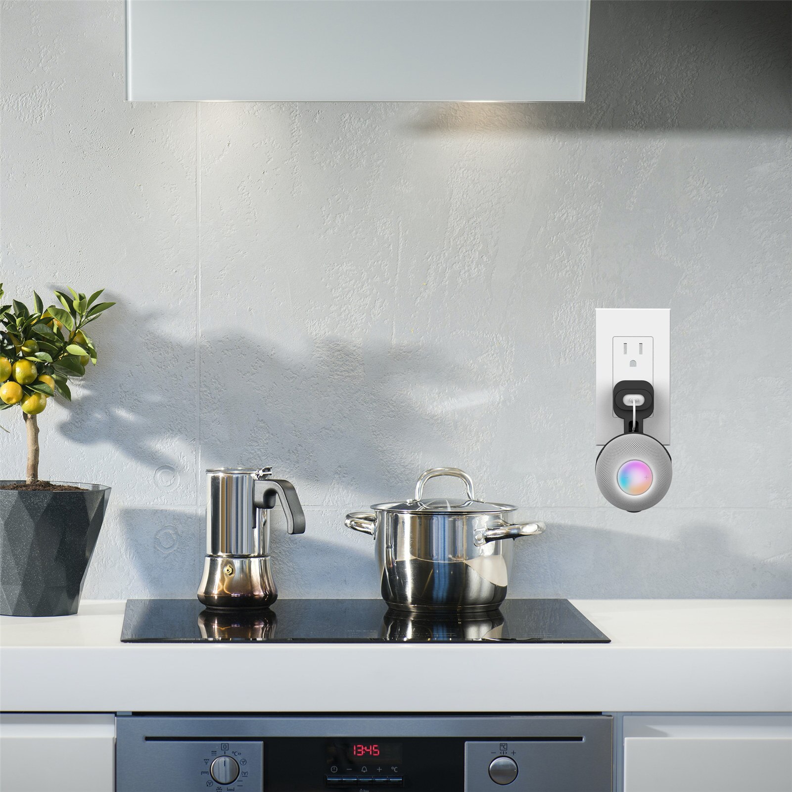 Soporte de montaje en pared para minialtavoz inteligente HomePod, soporte de pared para el hogar, solo para UE y Reino Unido