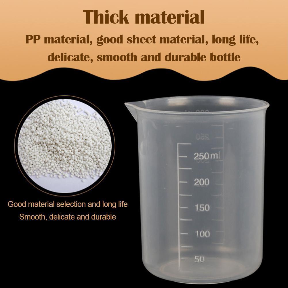 Plastic Measuring Cup Split Cup DIY Epoxy Resin Accessories Making Tool Beaker Household Daily Necessities