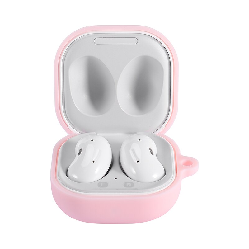 for Samsung Galaxy Buds Live case Korea flower keyring earphone Case for Galaxy Buds Live cover Non-slip silicone protect case: B1