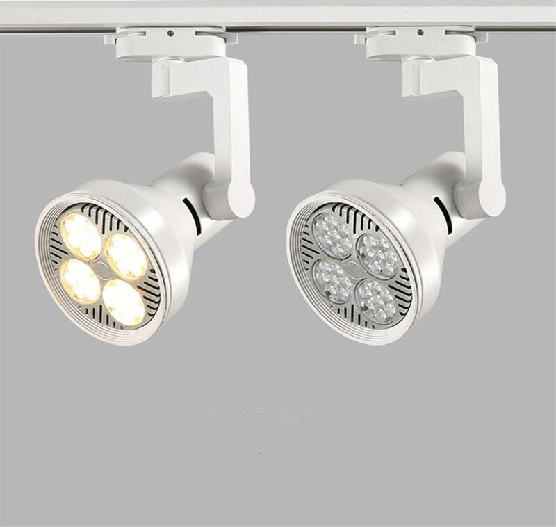 24W COB LED Spoor Licht Spot Light Plafond Gemonteerd Spoor Lamp Decoratieve Led spotlight Track Verlichting voor Winkel