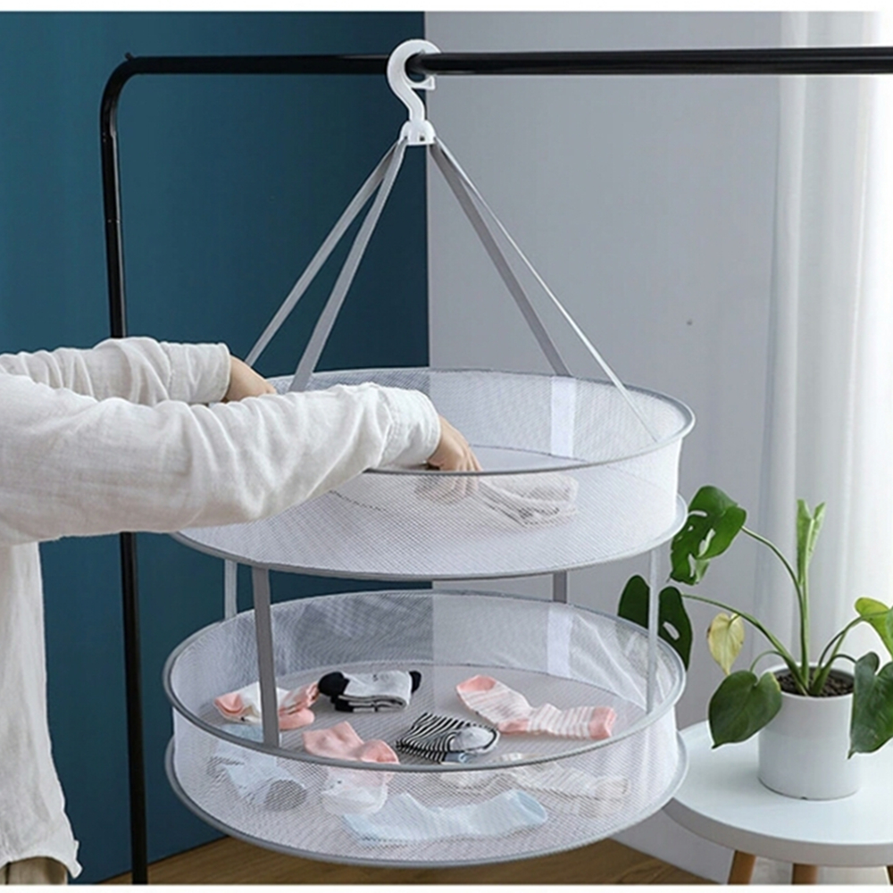 Opvouwbare hangmand, droogrek, net, hanger