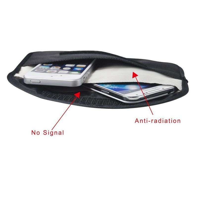 100% Anti-Tracking Anti-Spioneren Gps Rfid Signaal Blocker Pouch Case Bag Handset Functie Bag Voor Mobiele Telefoon privacy Bescherming En