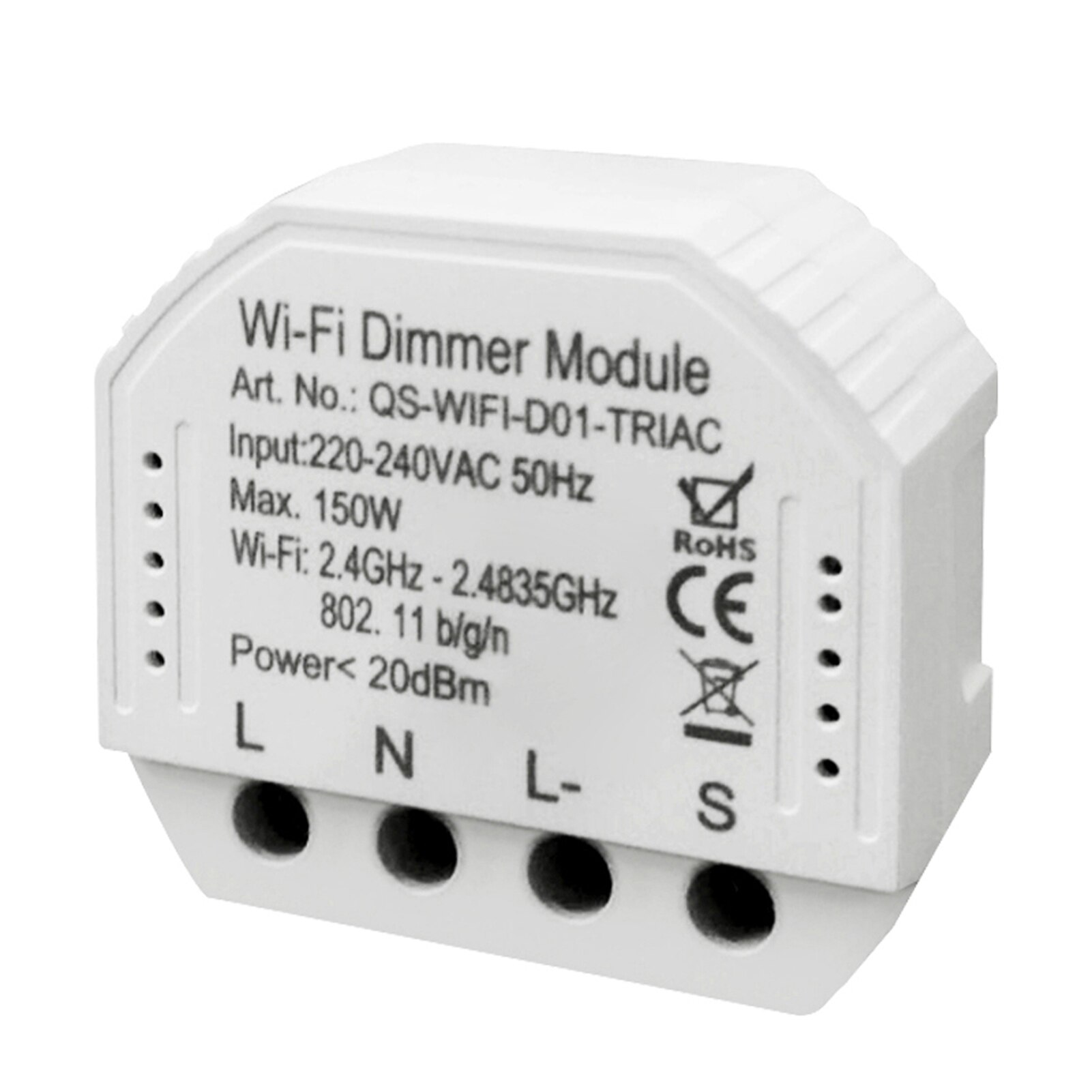 Tuya WiFi inteligente modulo de interruptor de atenuador de luz de Control de hogar inteligente Alexa de Google