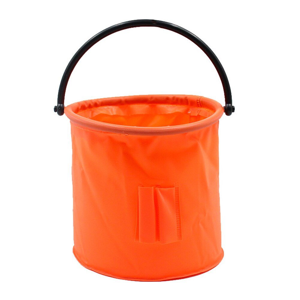 Plastic Folding Bucket Portable Collapsible Fishing Bucket For Washing Painting Brushes