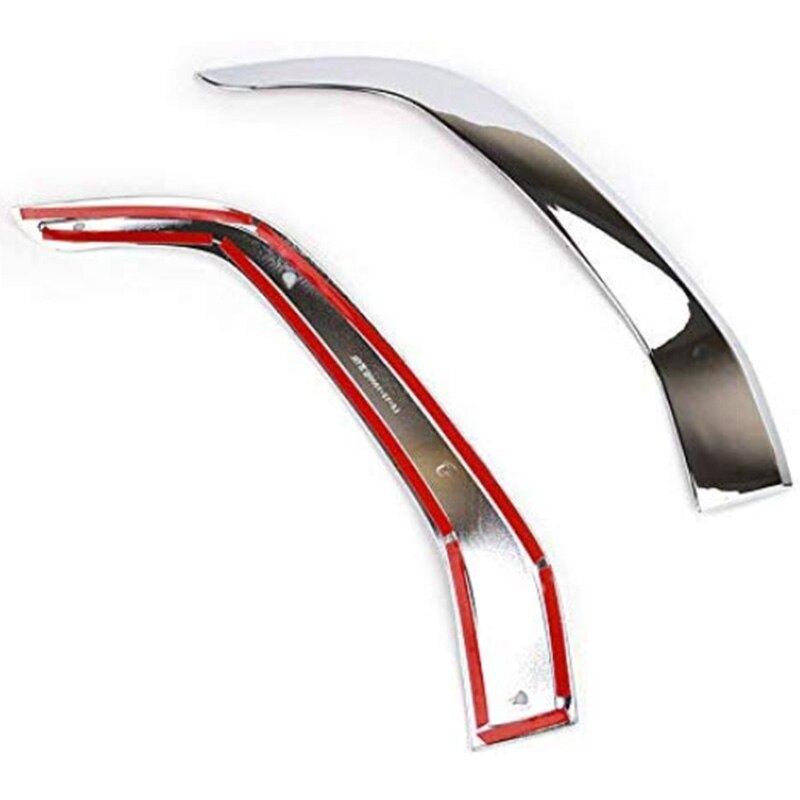 Für Hyundai Tucson Chrom Stoßstange Hinten Reflektor Nebel Licht Lampe Abdeckung Streifen Lünette Molding Garnieren Deckel Auto Styling