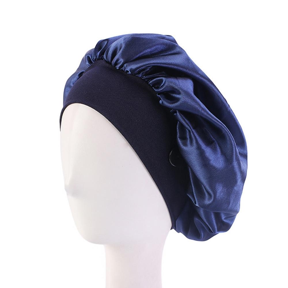 Surgicals Caps Scrub Bouffant Hoed Arts Verpleegkundige Chirurgen Cap Gestreepte Sanwood Ronde Cap Dames Mode Accessoires Beanie: AA  Dark Blue