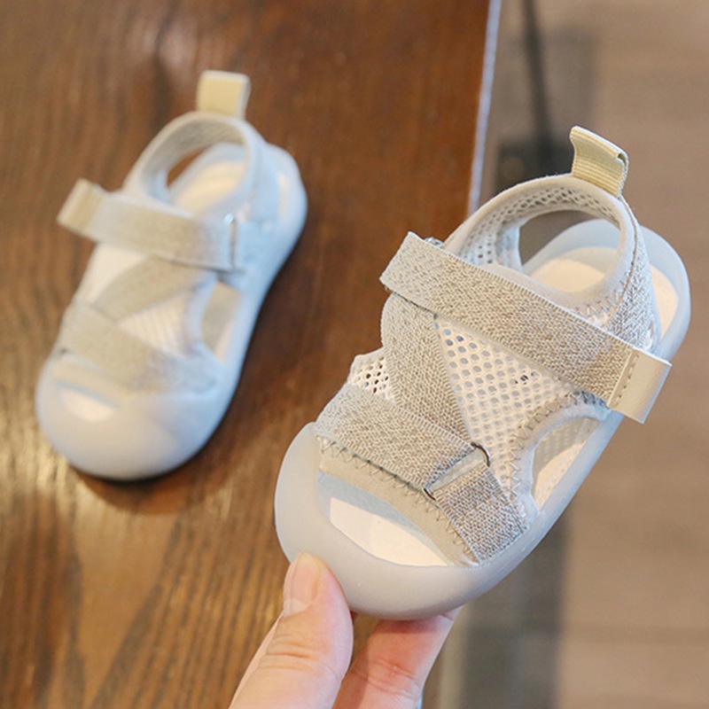 2021 proprietà nuove ragazze ragazzi sandali scarpe in maglia traspirante bambini sandali casuale bambini scarpe da cocco per bambino