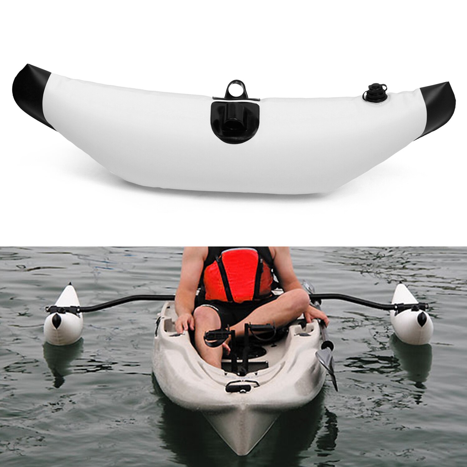 Attrezzatura da surf Kayak PVC stabilizzatore gonfiabile Kayak canoa barca da pesca sistema stabilizzatore galleggiante accessori da pesca