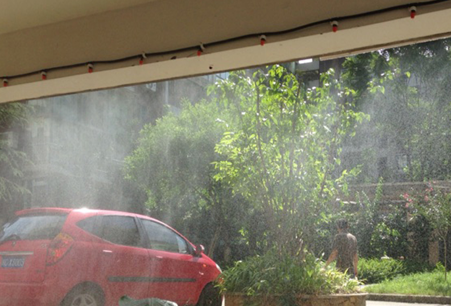 MUCIAKIE 20PCS Einstellbare Beschlagen Düse mit T Joint für Garten Bewässerung Bewässerung Sprinkler für 4/7mm 1/4 zoll Schläuche Schlauch